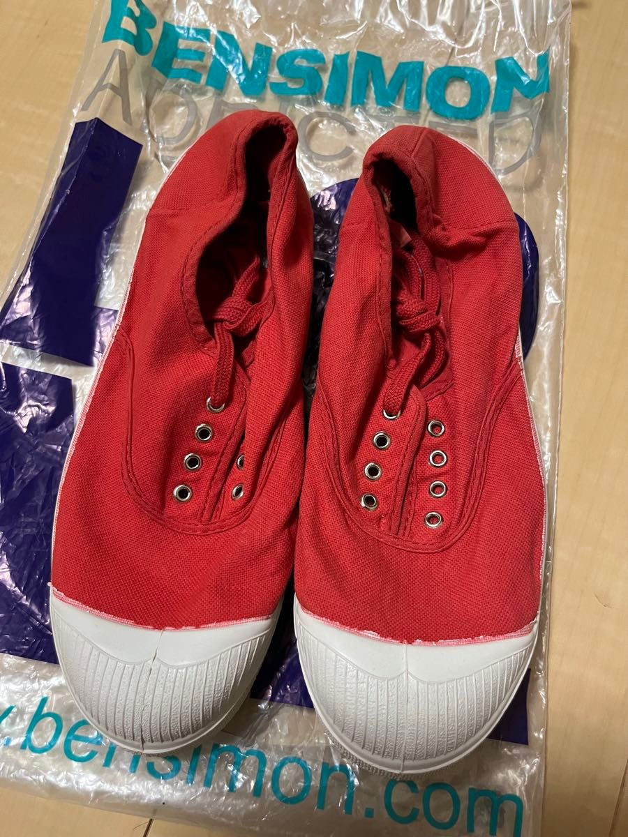 新品未使用 BENSIMON ベンシモン スニーカー EUサイズ42 26.5cm スリッポン キャンバス スニーカー ⑤ 新品未使用 BENSIMON ベンシモン スニーカー EUサイズ42 26.5cm スリッポン キャンバス スニーカー ⑤