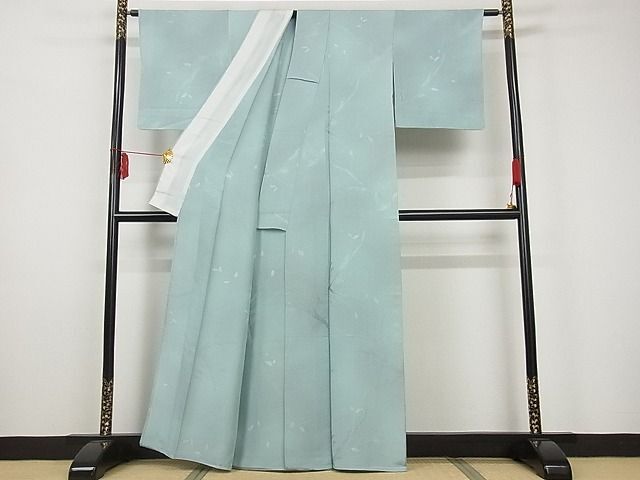 平和屋-こころ店 上質な小紋 単衣 地紋起こし 枝葉文 正絹 逸品 平和屋-こころ店 上質な小紋 単衣 地紋起こし 枝葉文 正絹 逸品