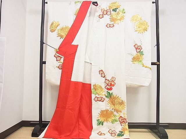  flat мир магазин 2#. скидка ..*. скидка ..* скидка кимоно с длинными рукавами японский костюм свадьба Mai ... гейша костюм пешка вышивка общий вышивка ветка цветок документ золотой нить замечательная вещь DAAD1566du