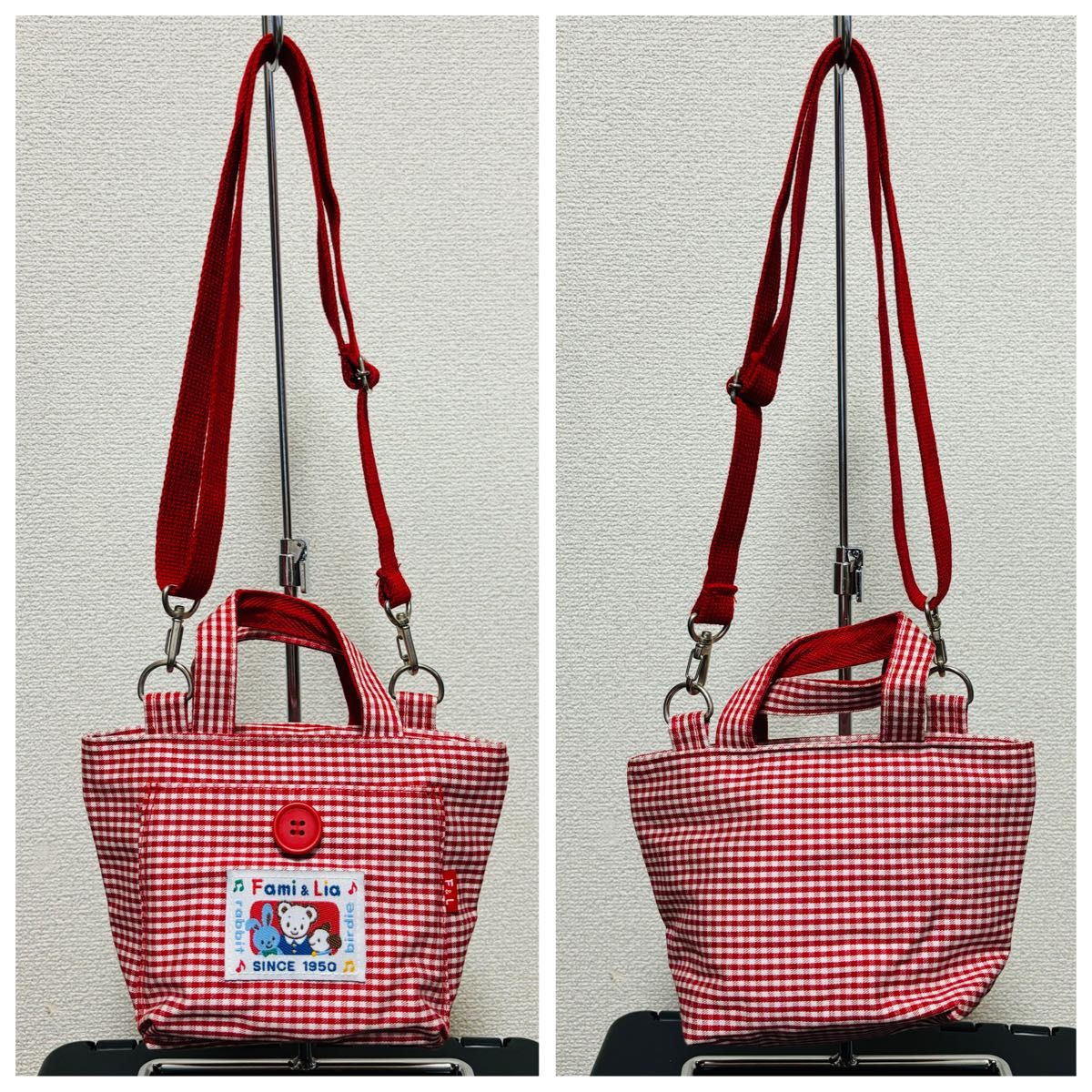 未使用 ファミリア ミニポシェット ショルダーバッグ 斜め掛け 未使用 ファミリア ミニポシェット ショルダーバッグ 斜め掛け