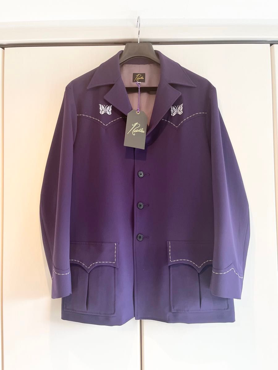 NEEDLES WESTERN LEISURE JACKET PANT PE/PU DOUBLE CLOTH NEEDLES WESTERN LEISURE JACKET PANT PE/PU DOUBLE CLOTH