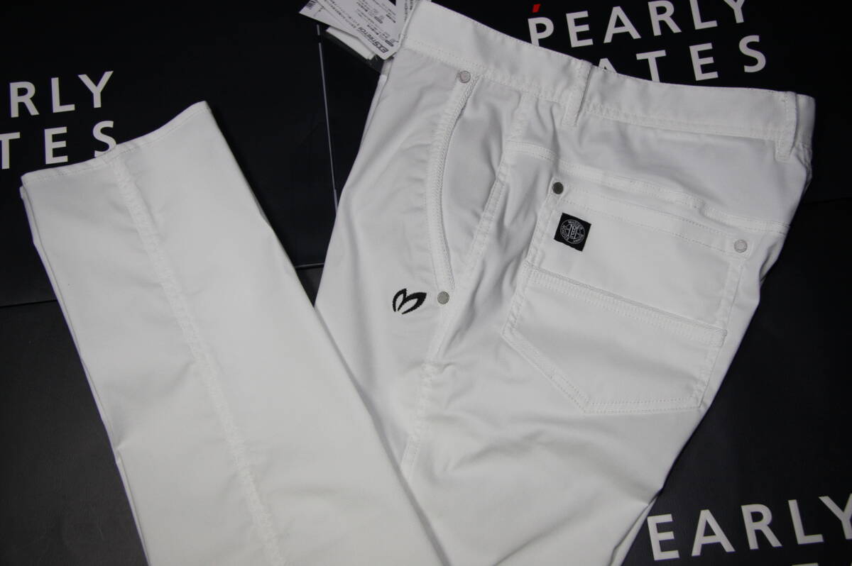 ★正規品★パーリーゲイツ PEARLY GATES マスターバニーエディション★大人気 撥水ドビークロスストレッチパンツ★強ストレッチ★白色★4 M