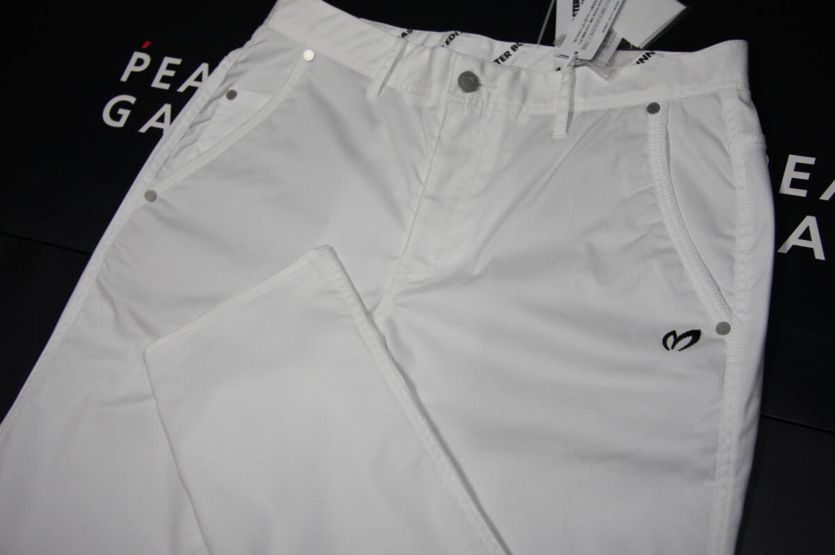 ★正規品★パーリーゲイツ PEARLY GATES マスターバニーエディション★大人気 撥水ドビークロスストレッチパンツ★強ストレッチ★白★6 LL