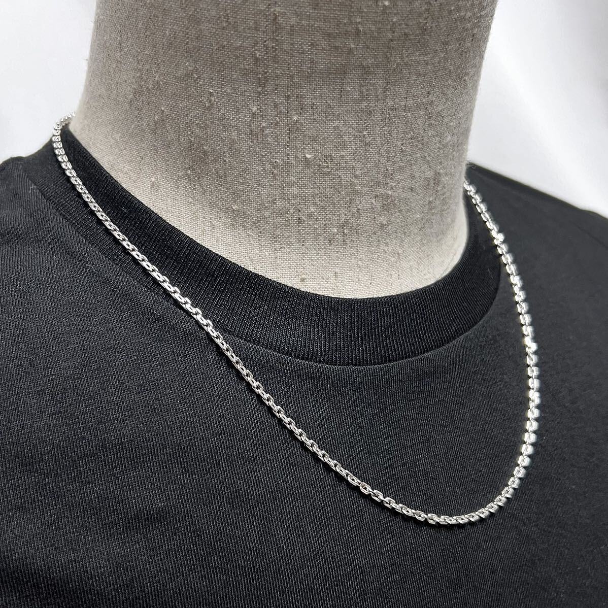 20 5inches 新品 TOMWOOD トムウッド アンカー チェーン スリム ネックレス シルバー Anker Chain Slim  Necklace ロゴ チェーンネックレス｜Yahoo!フリマ（旧PayPayフリマ）