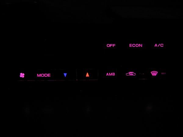 R32 スカイライン エアコン照明用 LED 1台分セット！ ブルー_画像4