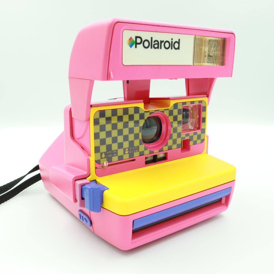 ポラロイドカメラ Polaroid ピンク フィルムカメラ インスタント ポラロイドカメラ Polaroid ピンク フィルムカメラ インスタント