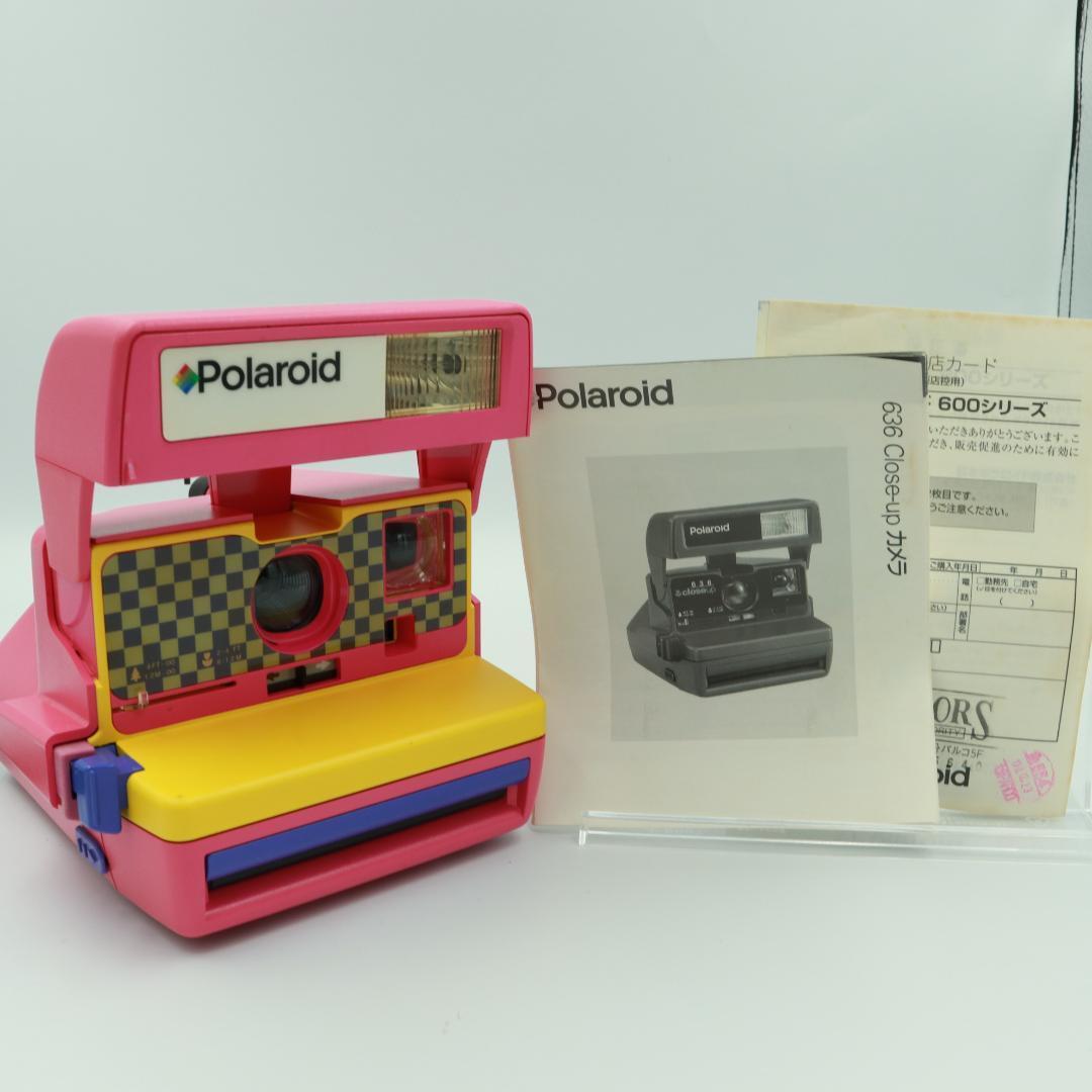 ポラロイドカメラ Polaroid ピンク フィルムカメラ インスタント ポラロイドカメラ Polaroid ピンク フィルムカメラ インスタント