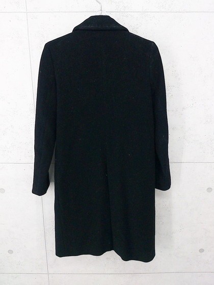 vanessabruno turn-down collar cashmere coat 38 black 