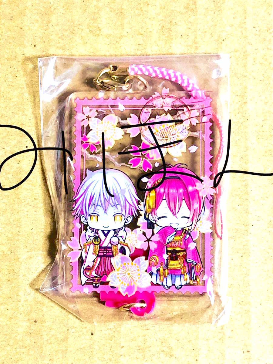 #.. flower can ... winter . acrylic fiber key holder ak key Touken Ranbu [ three day month . close * crane circle country .]. and . unopened same person #