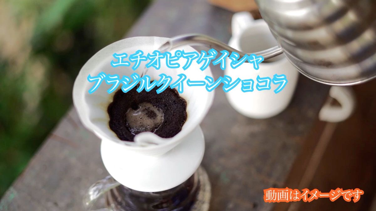 コーヒー豆 合計 400g エチオピアゲイシャ 200g ブラジル クイーンショコラ 200g