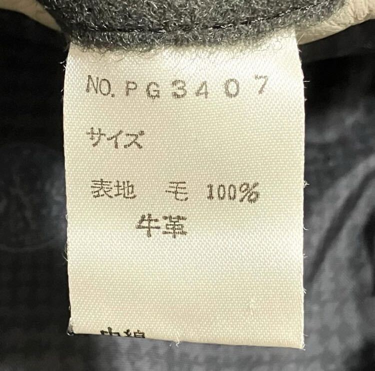人気】PAZZO CLUB パッゾ スタジャン 刺繍 牛革レザー ウール 人気】PAZZO CLUB パッゾ スタジャン 刺繍 牛革レザー ウール