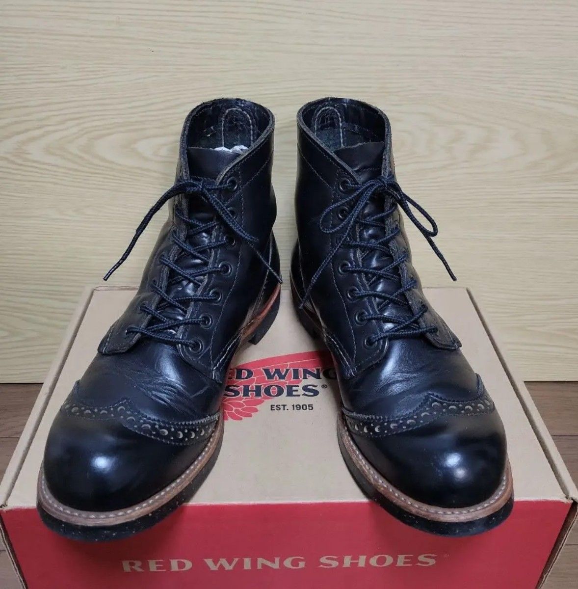 レッドウィング 8126 ブローグレンジャー US7 5D 箱付|Yahoo レッドウィング 8126 ブローグレンジャー US7 5D 箱付|Yahoo