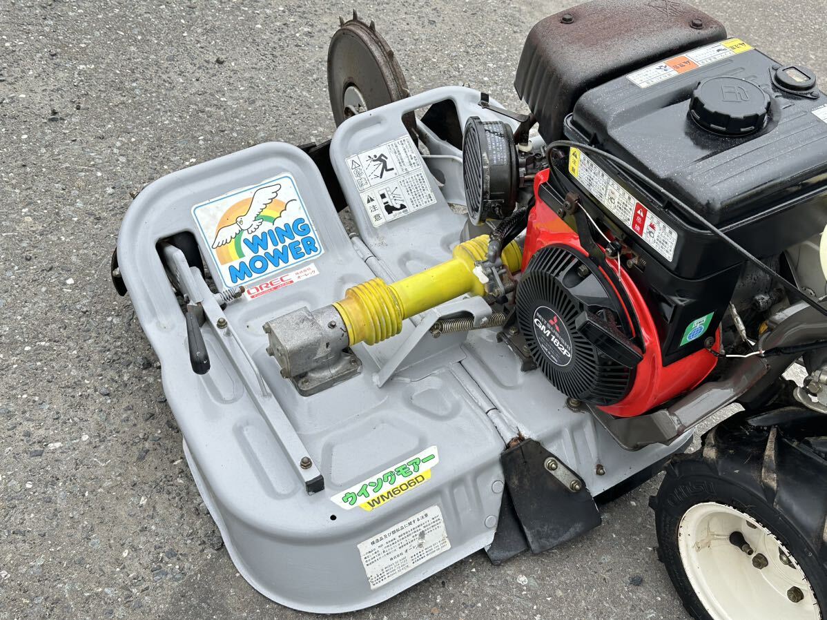 Yahoo!オークション - 中古 オーレック 自走二面 あぜ 草刈機 ウイング