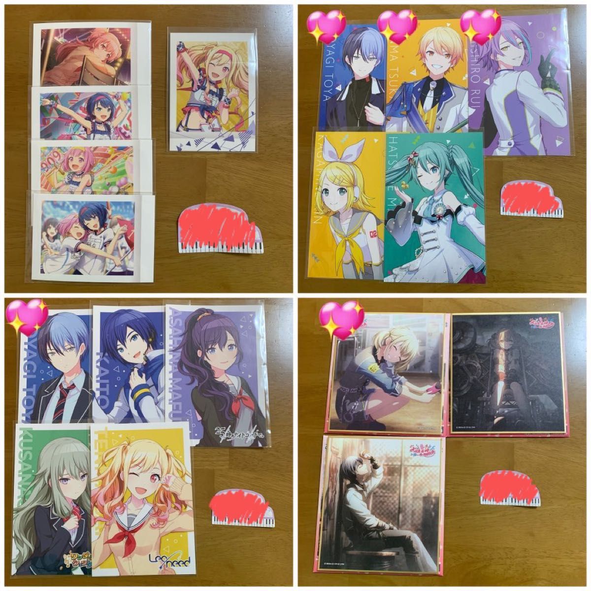 プロセカ ぱしゃこれ ノーブルアート アニメイト特典 ミニ色紙 プロセカ ぱしゃこれ ノーブルアート アニメイト特典 ミニ色紙