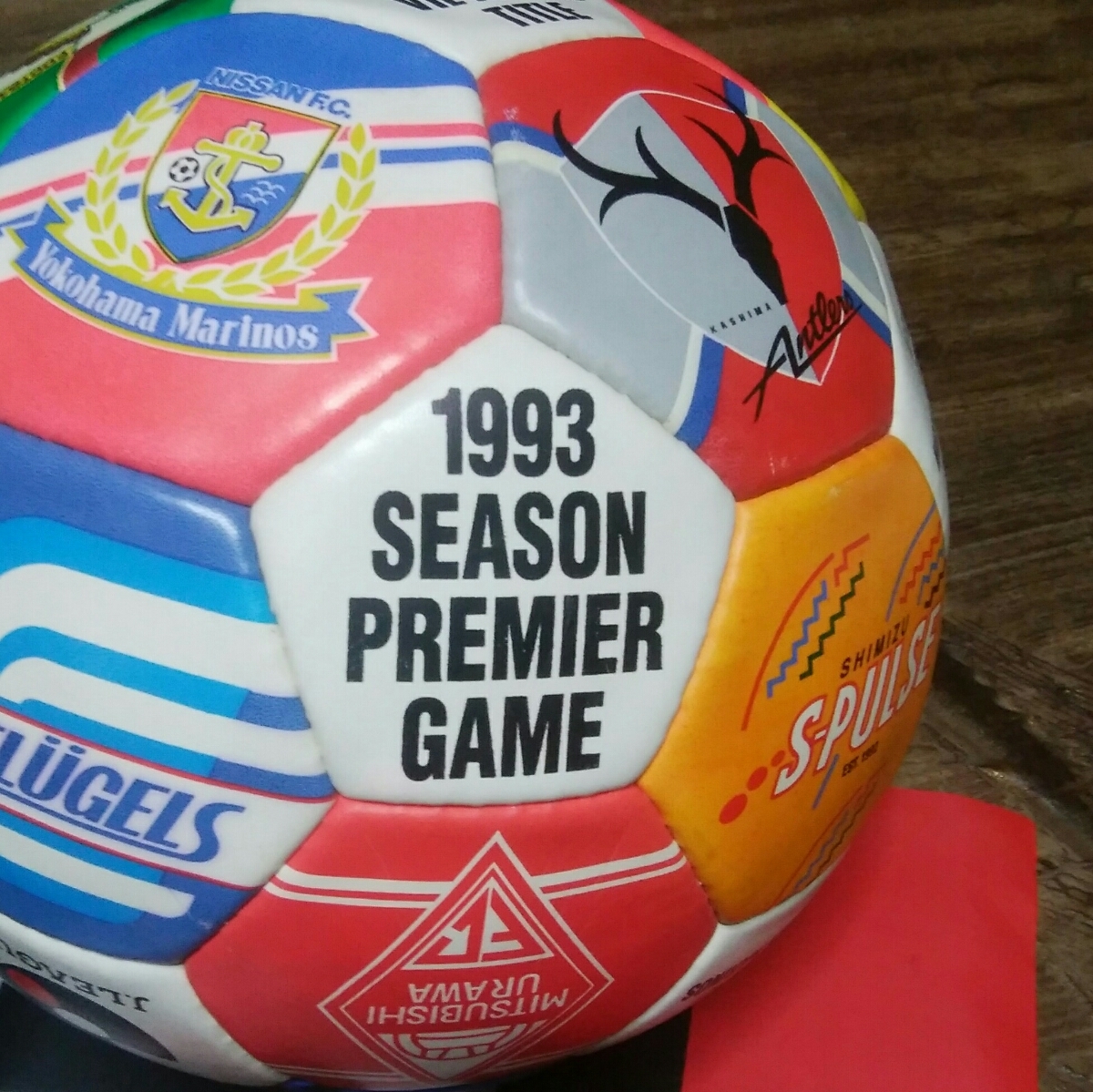 シンプルでおしゃれ Jリーグ 開幕記念 サッカーボール 1993 未使用品 
