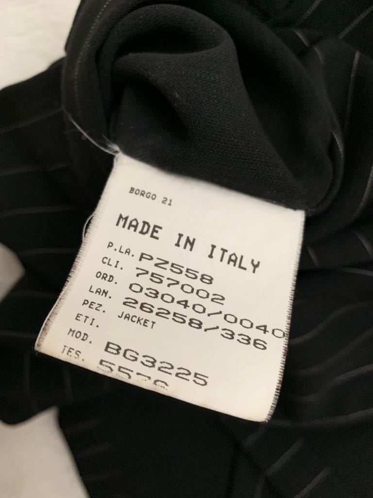国内正規 GIORGIO ARMANI イタリア製ブラックジャケット size50