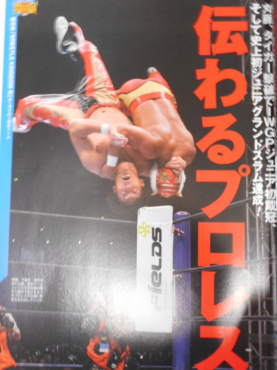 週刊プロレス増刊号　新日本プロレス2010年1月4日東京ドーム　棚橋弘至VS潮崎豪、丸藤正道VSタイガーマスク、高山善廣VS中邑真輔_画像2