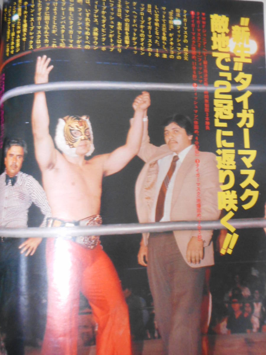 ヤフオク デラックス プロレス19年8月号 新生タイガー ヤフオク デラックス プロレス19年8月号 新生タイガー