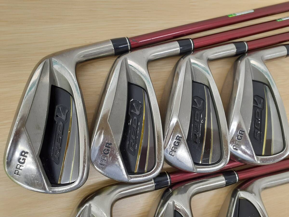 RED レッド チタンフェースアイアン 2016 5I PW.AWの7本組 RED レッド チタンフェースアイアン 2016 5I PW.AWの7本組