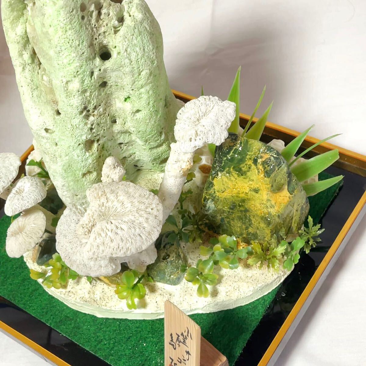常海作 珊瑚 大型 置物 飾り物 珊瑚礁 化石 小笠原島産 海水魚 常海作 珊瑚 大型 置物 飾り物 珊瑚礁 化石 小笠原島産 海水魚