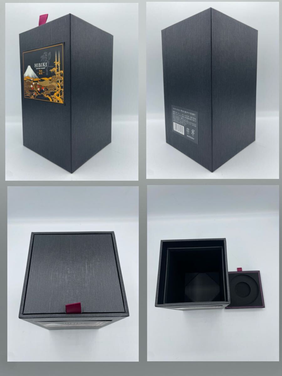 [ not yet . plug ] Suntory whisky .21 year design bottle flowers and birds nature's beauty box attaching booklet attaching white box attaching 700ml 43% SUNTORY HIBIKI *709