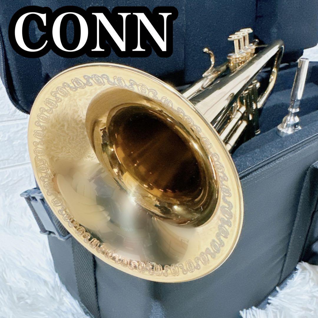CONN コーン 80B トランペット 彫刻 USA製 ツートン ケース付き CONN コーン 80B トランペット 彫刻 USA製 ツートン ケース付き