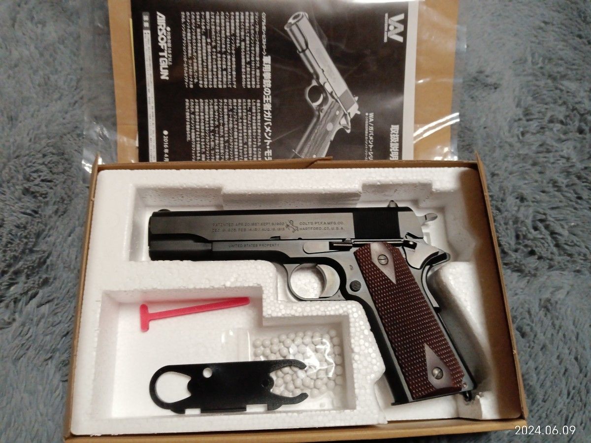 WA コルト M1911 ブラックアーミー / ウッドグリップ ウエスタン WA コルト M1911 ブラックアーミー / ウッドグリップ ウエスタン