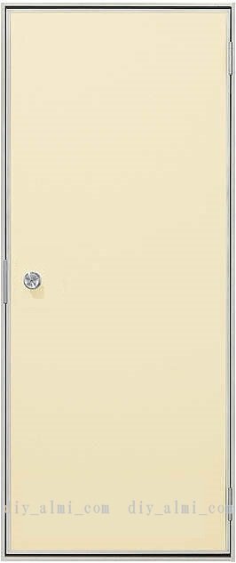 ■【DIY】YKKAP製 アルミ勝手口 フラッシュドア プレーンタイプ 内付枠 W730×2007H(73020)片開き