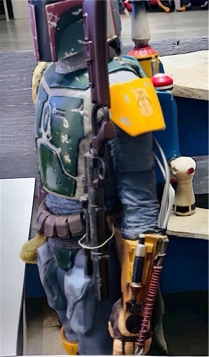 値下げ 海洋堂 BOBA FETTガレージキット完成品 ポーズ改造 値下げ 海洋堂 BOBA FETTガレージキット完成品 ポーズ改造