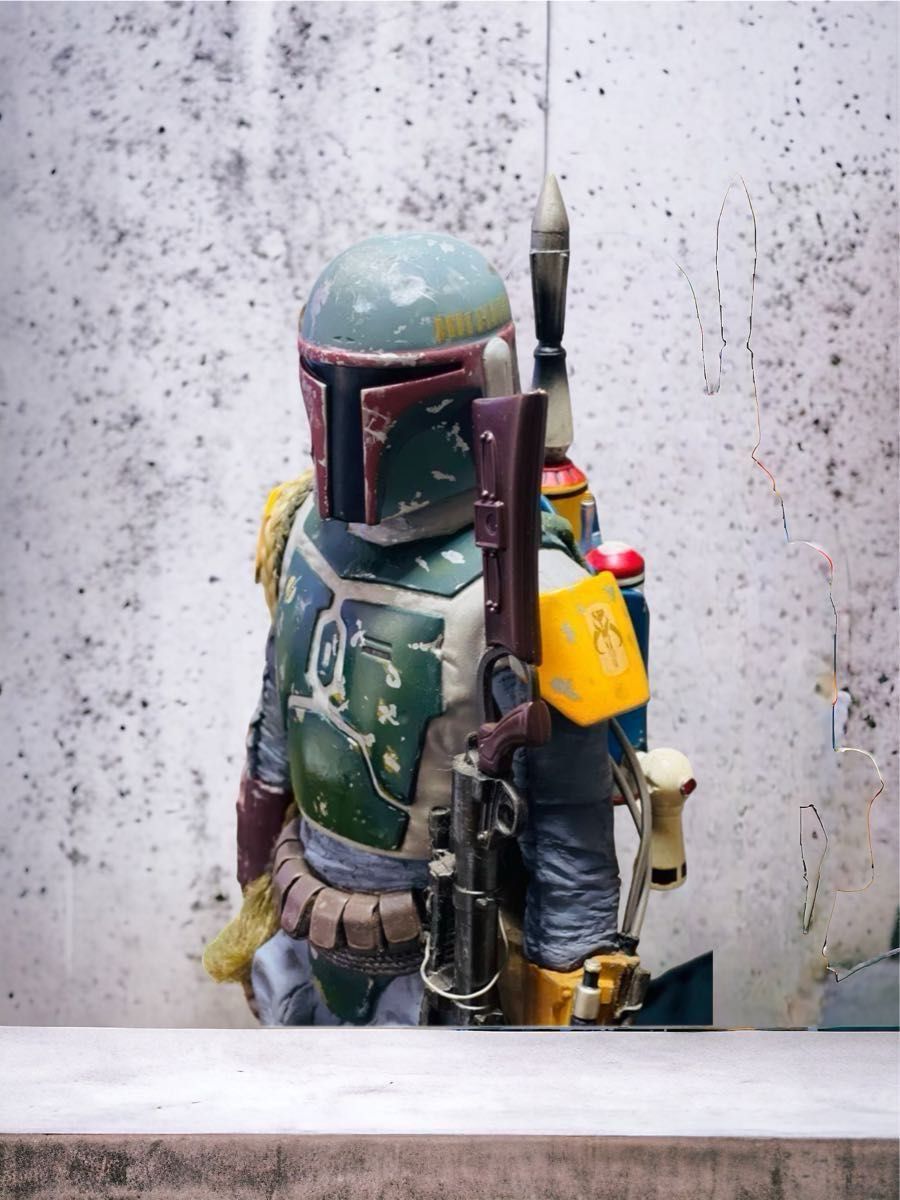 値下げ 海洋堂 BOBA FETTガレージキット完成品 ポーズ改造 値下げ 海洋堂 BOBA FETTガレージキット完成品 ポーズ改造