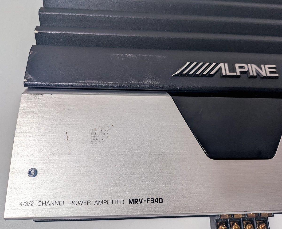 ALPINE アルパイン V12 MRV-F340 4ch 100Wx4 パワーアンプ ALPINE アルパイン V12 MRV-F340 4ch 100Wx4 パワーアンプ