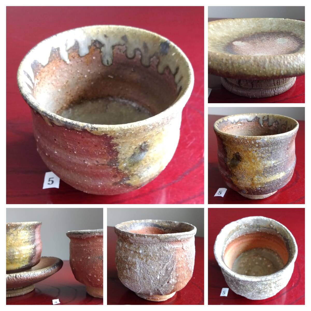 越前焼の名工 白越不朝(塩越窯)自然灰釉究極美の逸品ぐい呑み 越前焼の名工 白越不朝(塩越窯)自然灰釉究極美の逸品ぐい呑み