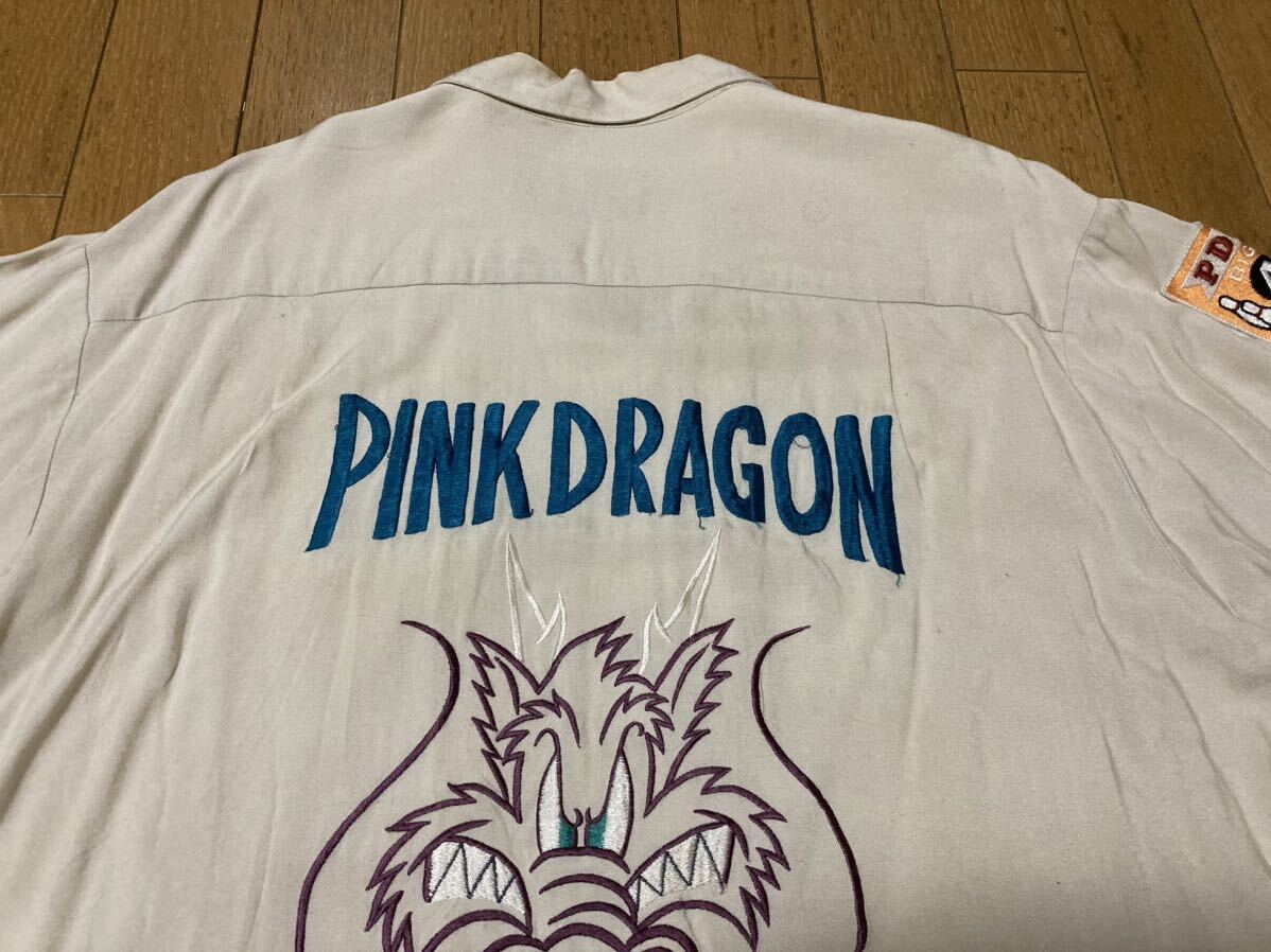 金タグ クリームソーダ ボーリングシャツ 刺繍 90s ビンテージ 金タグ クリームソーダ ボーリングシャツ 刺繍 90s ビンテージ
