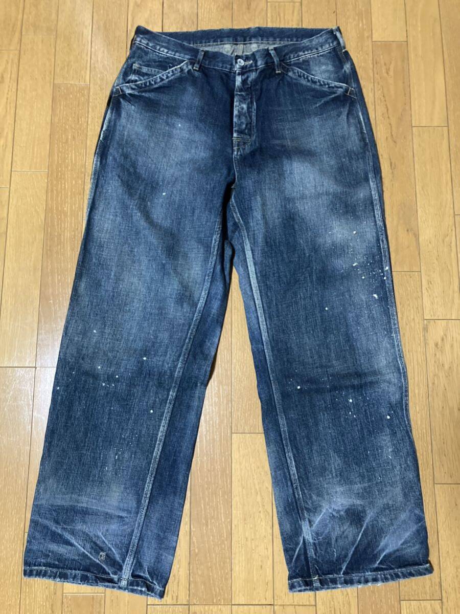 ネイバーフッド SAVAGE UTILITY デニムパンツ L サベージ ペインターパンツ ペンキ ダメージ加工
