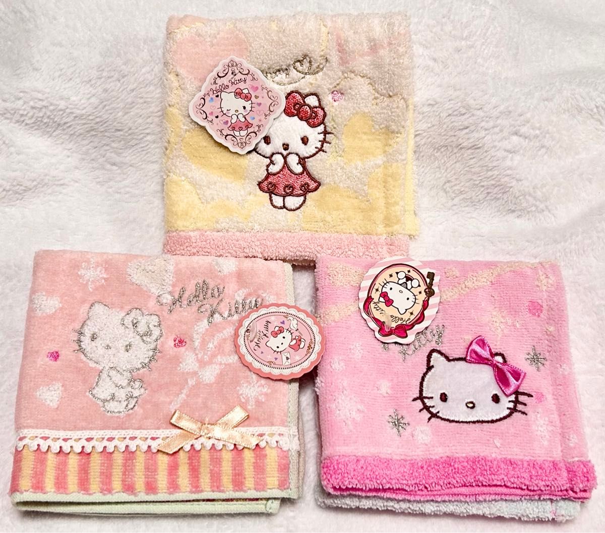 ハローキティ タオルハンカチ 3枚セット サンリオ|Yahoo!フリマ ハローキティ タオルハンカチ 3枚セット サンリオ|Yahoo!フリマ