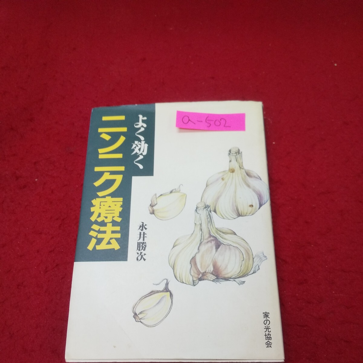 a-502※13 よく効くニンニク療法 著者/永井勝次 平成5年9月1日第1版発行 家の光協会