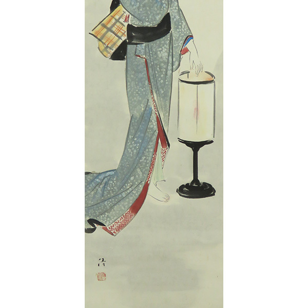 Yahoo!オークション - B-4536【真作】小早川清 肉筆紙本淡彩 Yahoo!オークション - B-4536【真作】小早川清 肉筆紙本淡彩
