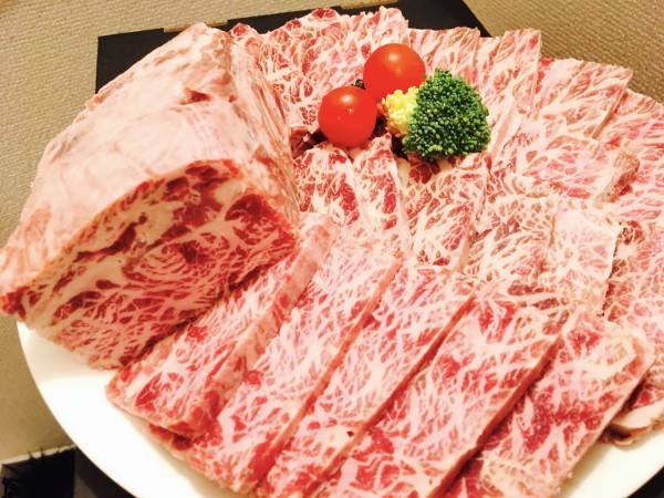ハラミも霜降りです!