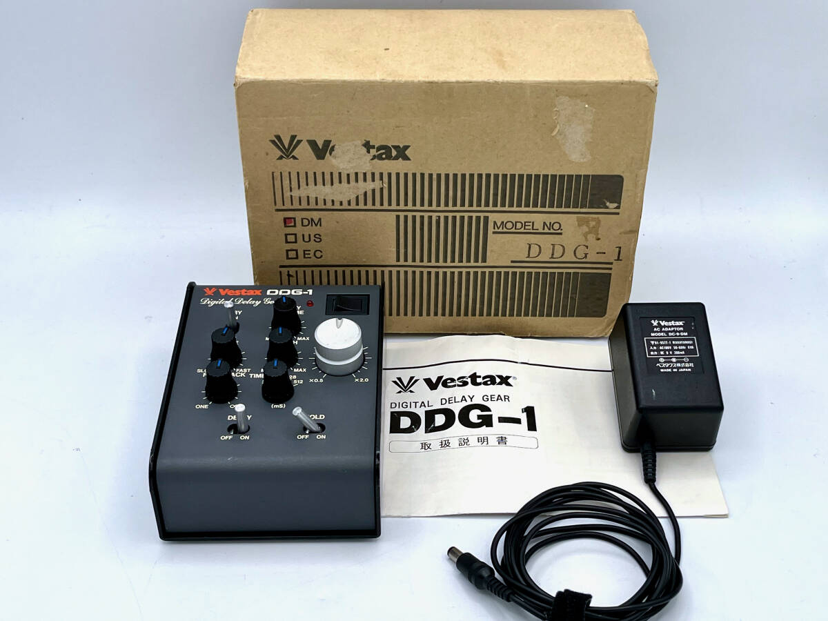 vestax DDG-1 デジタルディレイ エフェクター Yahoo!オークション - VESTAX DDG-1 デジタルディレイ 動作品