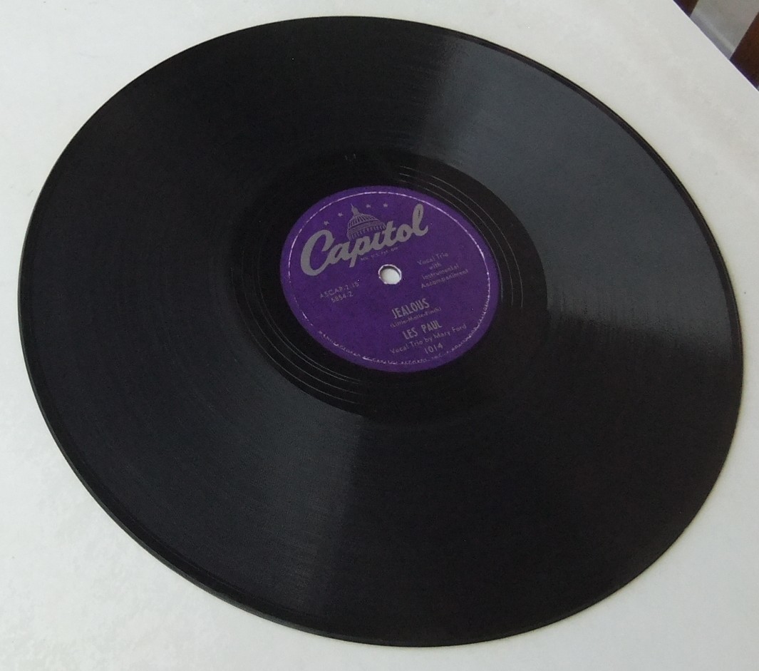 ◆ LES PAUL ◆ Jealous / Nola ◆ Capitol 1014 (78rpm SP) ◆_画像3