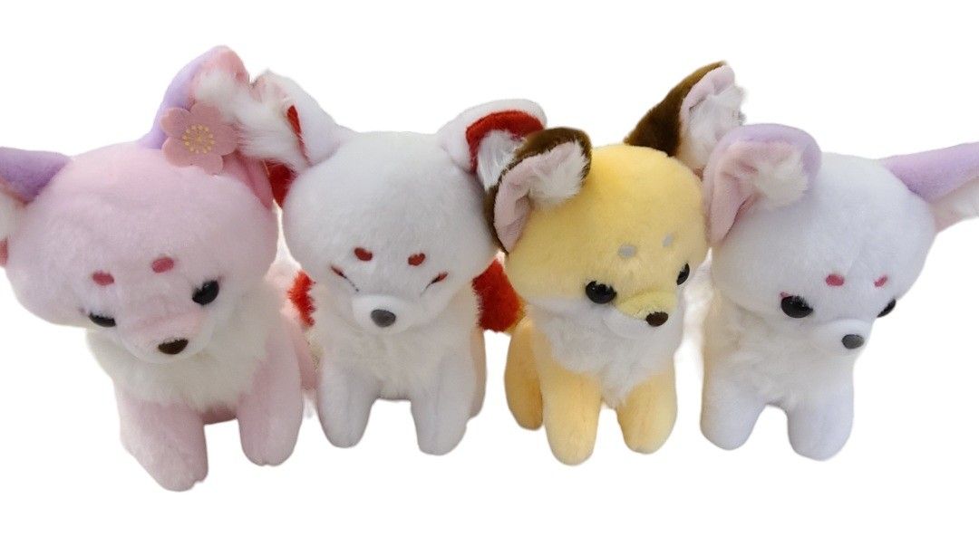 ちょコンとキツネ 九尾花夜行 STぬいぐるみ 全4種類コンプリート ちょコンとキツネ 九尾花夜行 STぬいぐるみ 全4種類コンプリート