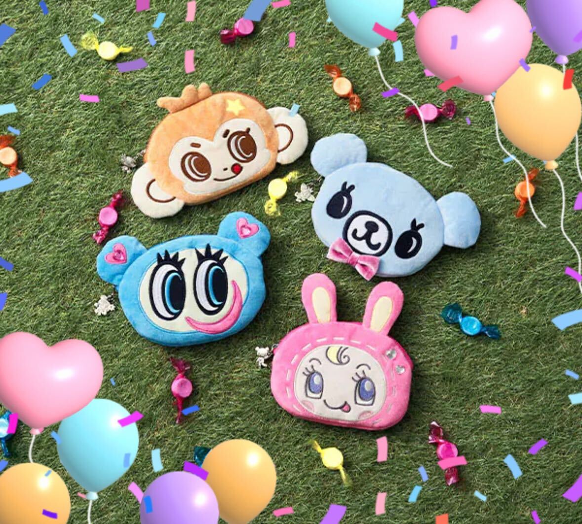 メゾピアノジュニアベリエちゃんフェイスポーチピンク新品タグ付 メゾピアノジュニアベリエちゃんフェイスポーチピンク新品タグ付