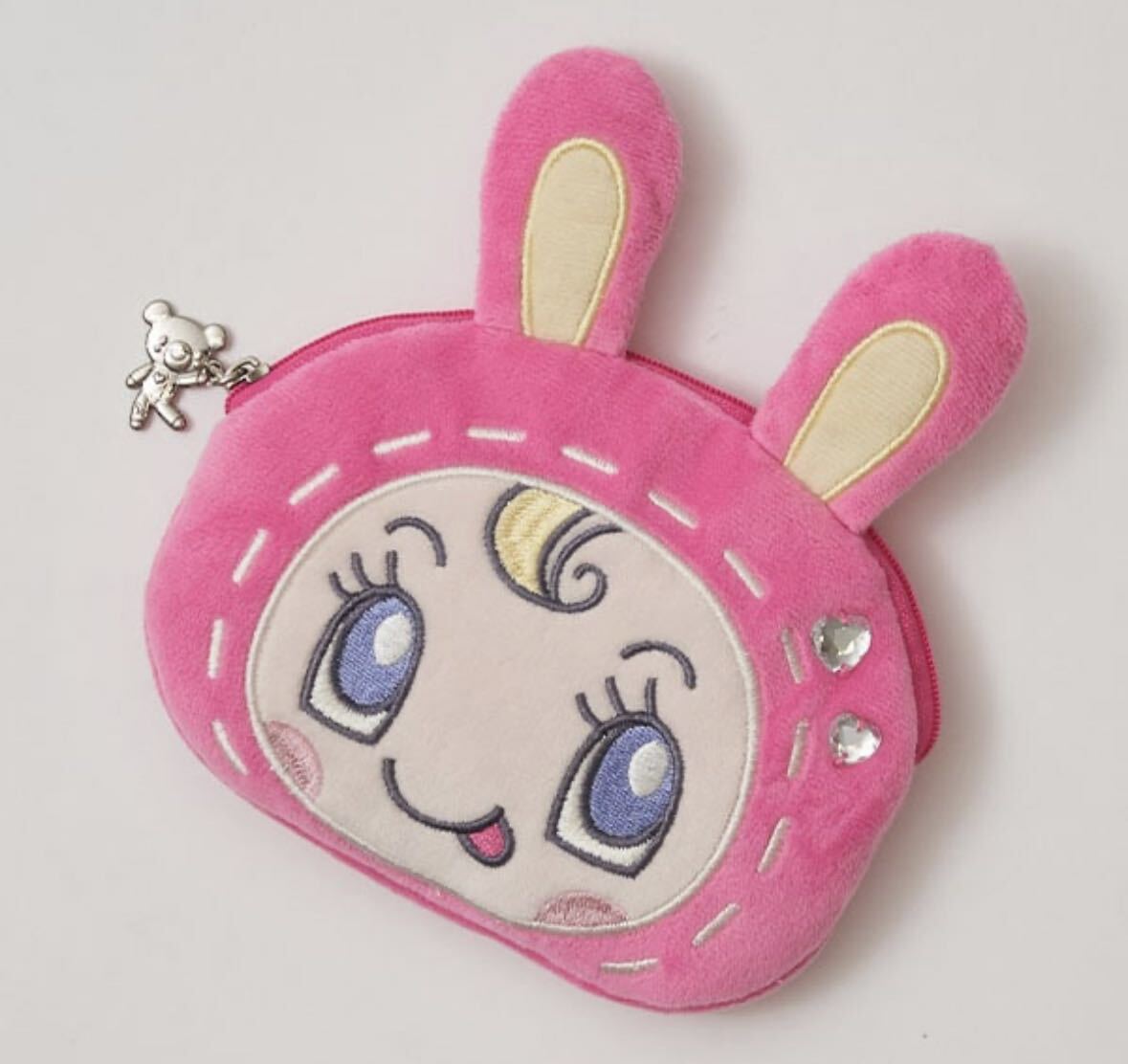 メゾピアノジュニアベリエちゃんフェイスポーチピンク新品タグ付 メゾピアノジュニアベリエちゃんフェイスポーチピンク新品タグ付