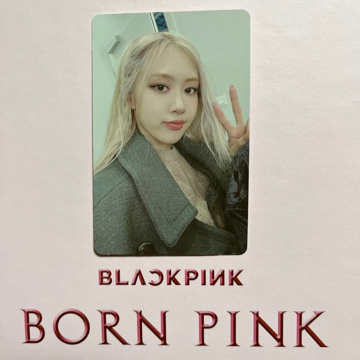 Blackpink ロゼ トレカ LPレコード ROSE BORN PINK フォトカード Blackpink ロゼ トレカ LPレコード ROSE BORN PINK フォトカード