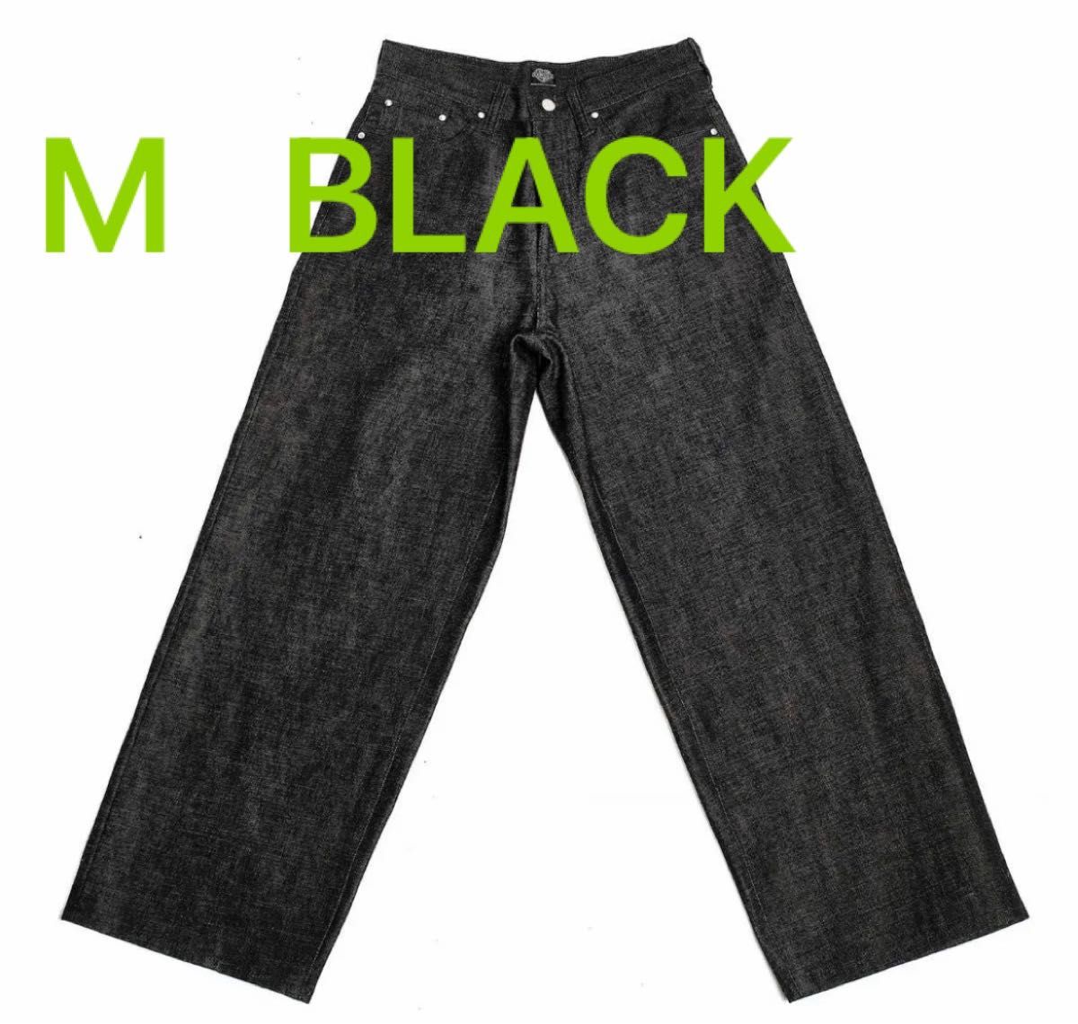 tattoo studio yamada TSY ORIGINAL WIDE STRAIGHT DENIM BLACK tattoo studio yamada TSY ORIGINAL WIDE STRAIGHT DENIM BLACK