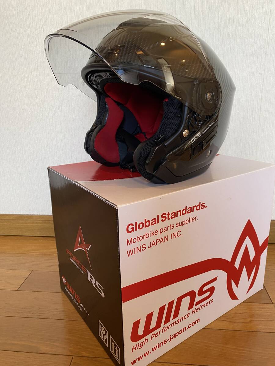 WINS A-FORCE RS JET Lサイズ カーボンヘルメット ウインズ エー WINS A-FORCE RS JET Lサイズ カーボンヘルメット ウインズ エー