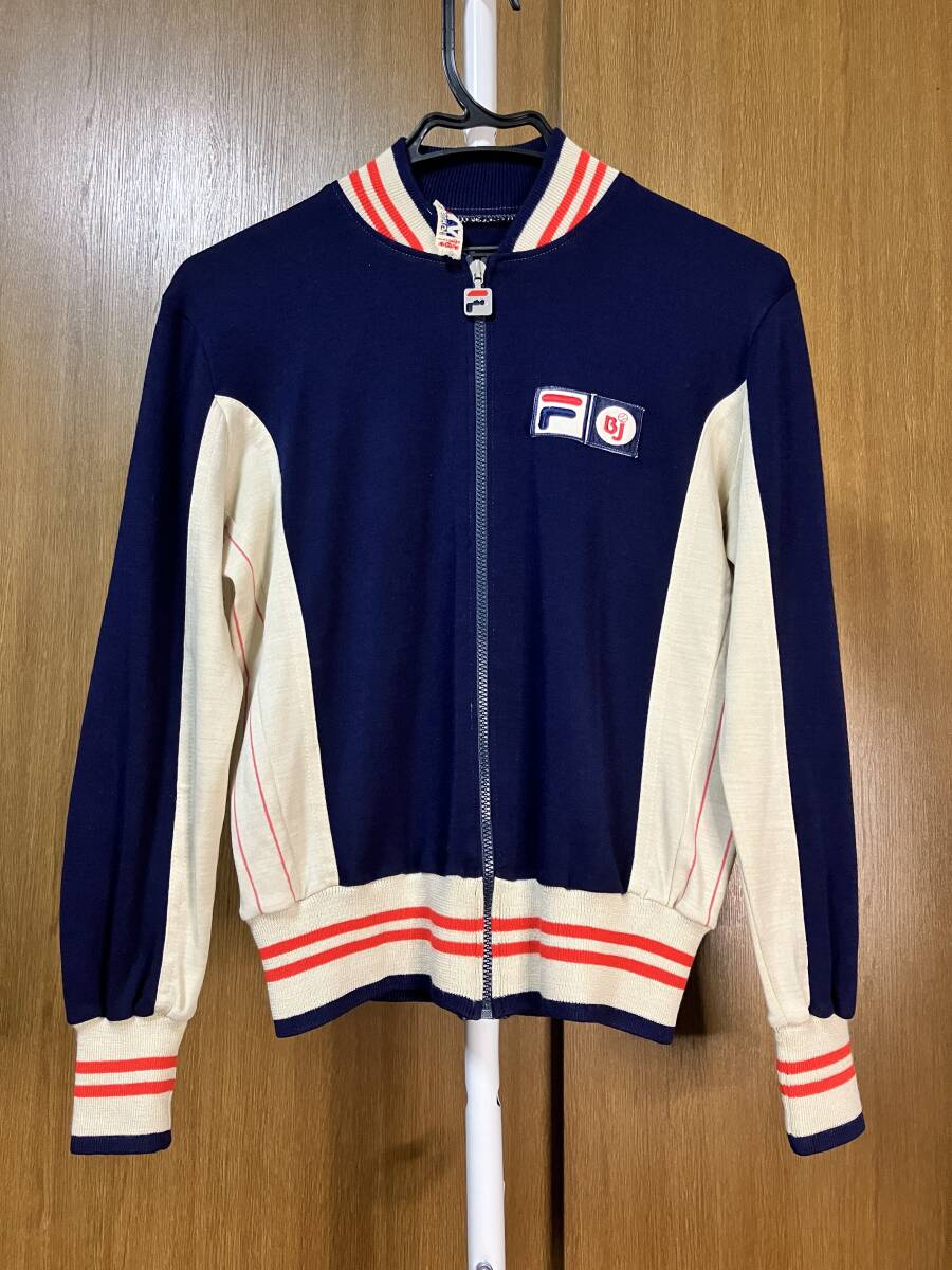 送料無料 イタリア製 FILA ボルグ ジャージ テニス ヴィンテージ 送料無料 イタリア製 FILA ボルグ ジャージ テニス ヴィンテージ