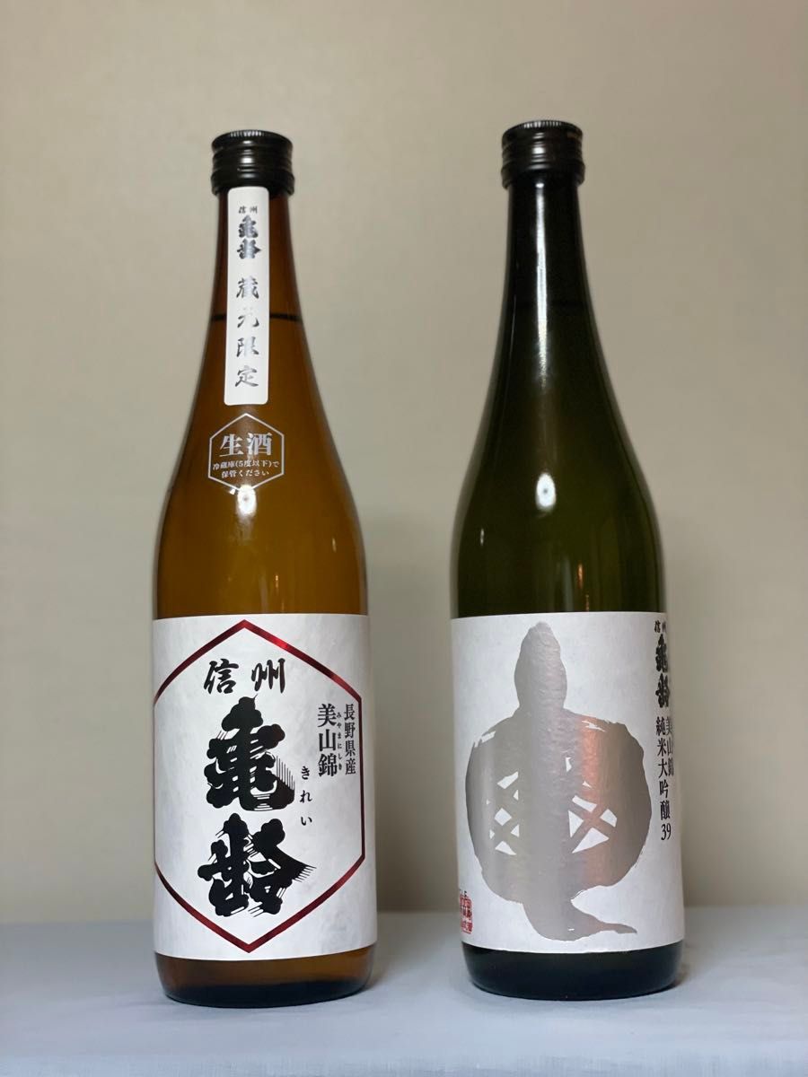 信州亀齢 ・純米大吟醸39 美山錦 銀亀・ 蔵元限定 純米吟醸 長野 信州亀齢 ・純米大吟醸39 美山錦 銀亀・ 蔵元限定 純米吟醸 長野