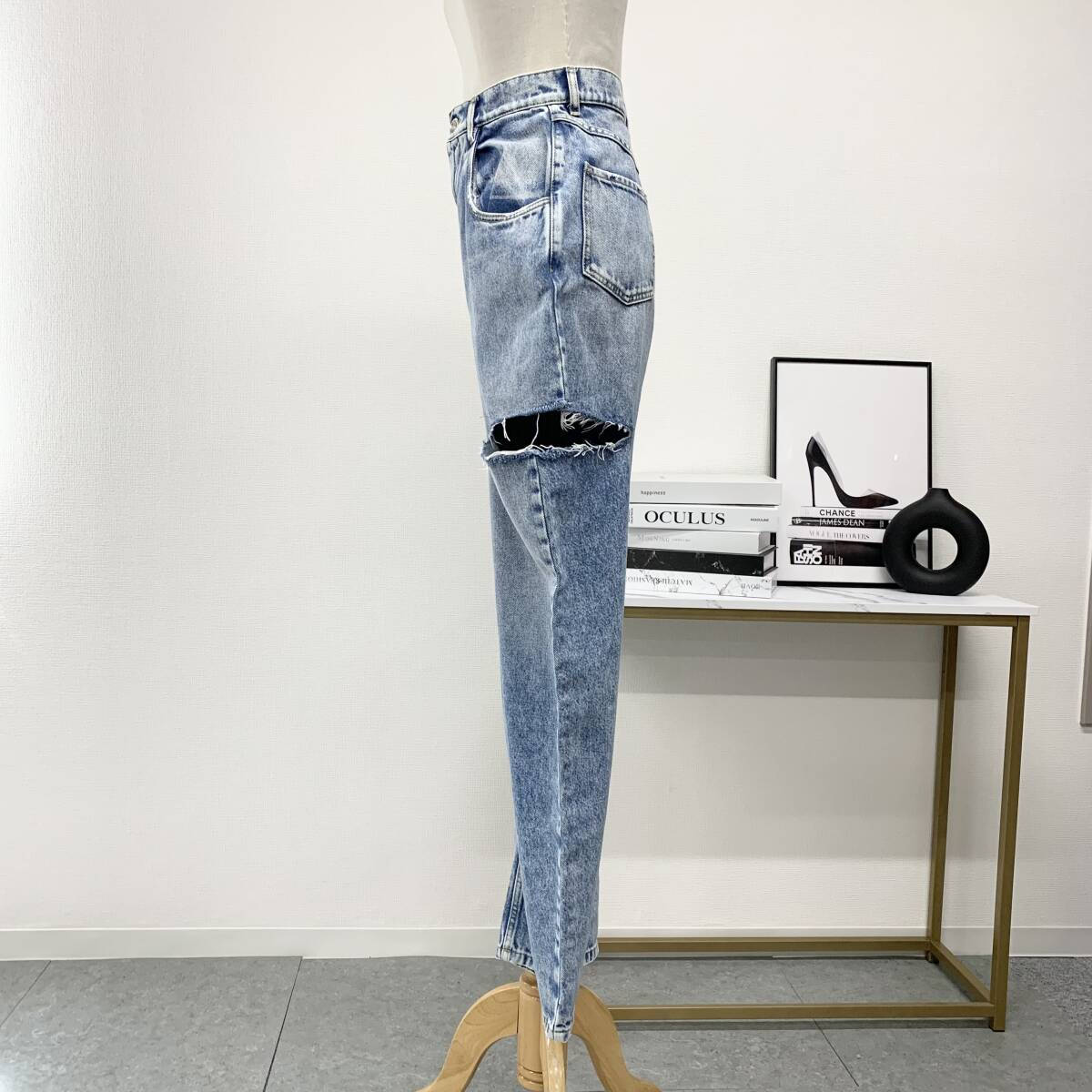 9981 メゾンマルジェラ デニム ジーンズ スラッシュディテール 9981 メゾンマルジェラ デニム ジーンズ スラッシュディテール