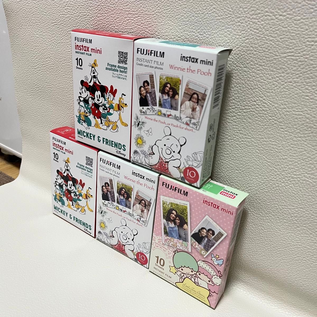 FUJIFILM チェキ用絵柄フィルム instax mini キキララ1箱 FUJIFILM チェキ用絵柄フィルム instax mini キキララ1箱